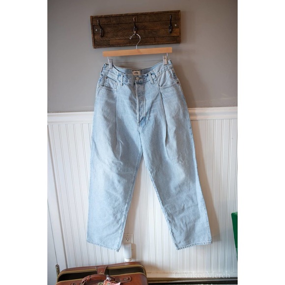 AGOLDE Fold Waistband Jean Sideline High Rise 31 - Picture 2 of 6